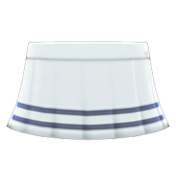 Tennis Skirt White