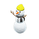 Three-tiered Snowperson Yellow