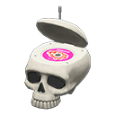 Throwback Skull Radio White