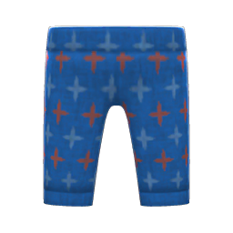 Traditional Monpe Pants Blue