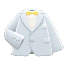 Tuxedo Jacket White
