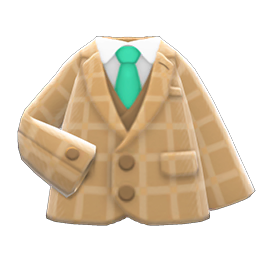 Tweed Jacket Beige