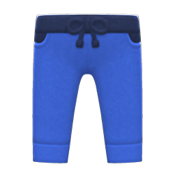 Two-tone Pants Blue