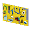 Wall-mounted Tool Board Yellow