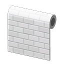 White Subway-tile Wall