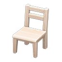 Wooden Chair White wood