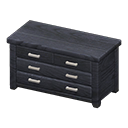 Wooden Chest Black