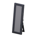 Wooden Full-length Mirror Black