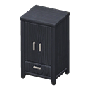 Wooden Wardrobe Black