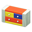 Wooden-block Chest Vivid