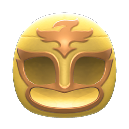 Wrestling Mask Yellow
