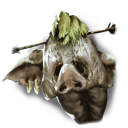 Boarskin Leather Hat