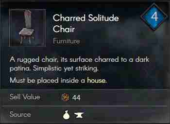 Charred Solitude Chair