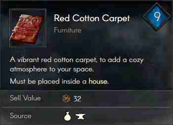 Red Cotton Carpet