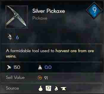 Silver Pickaxe