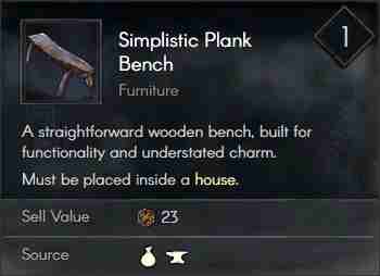 Simplistic Plank Bench
