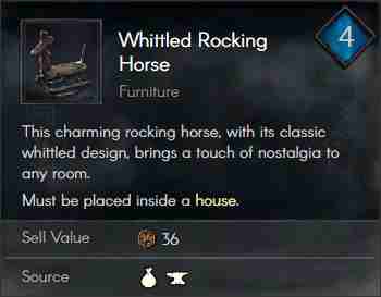 Whittled Rocking Horse