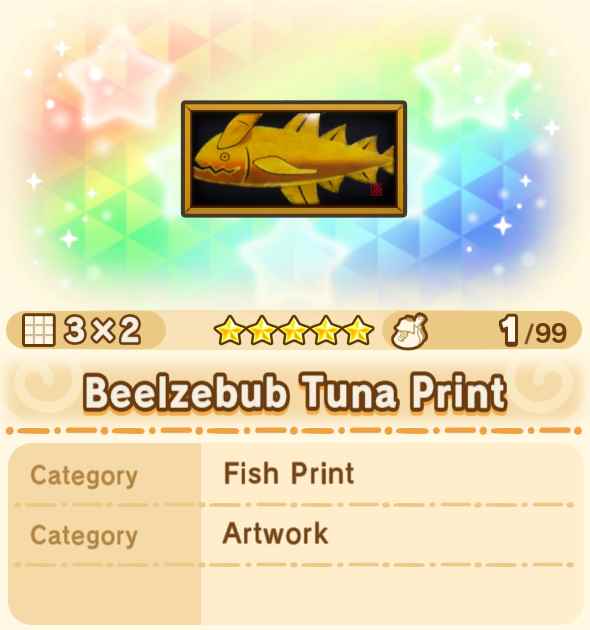 Beelzebub Tuna Print