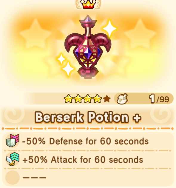 Berserk Potion + x99