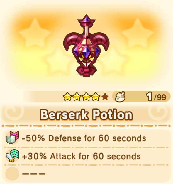Berserk Potion x99