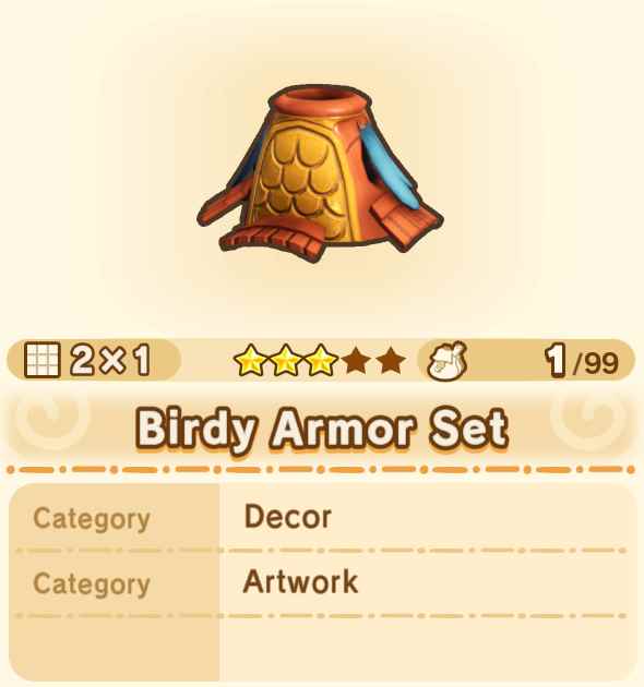 Birdy Armor Set