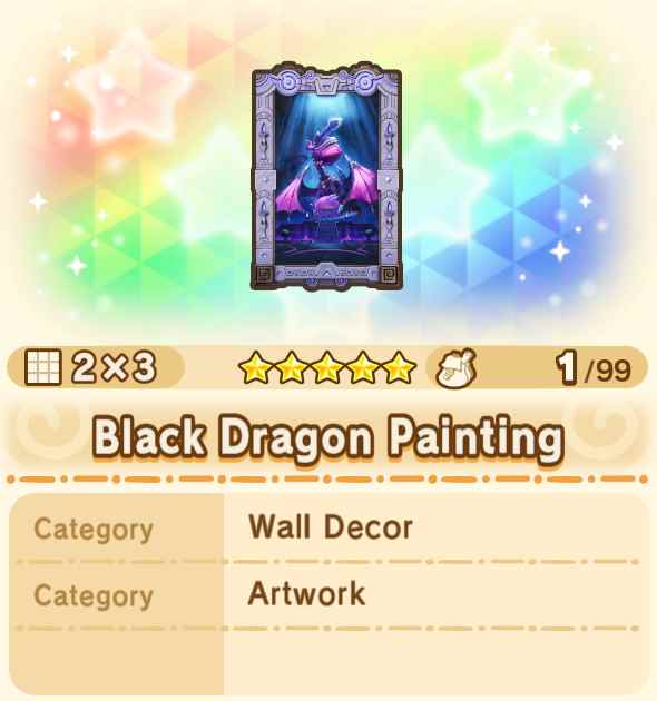 Black Dragon Painting