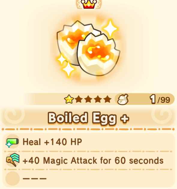 Boiled Egg + x99