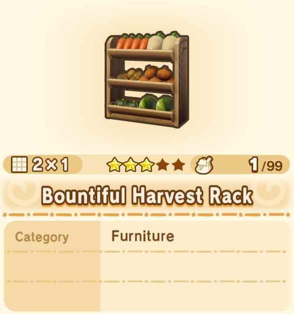 Bountiful Harvest Rack