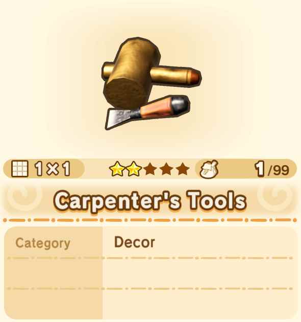 Carpenter's Tools