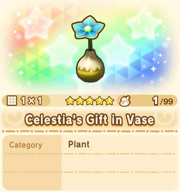 Celestia's Gift in Vase