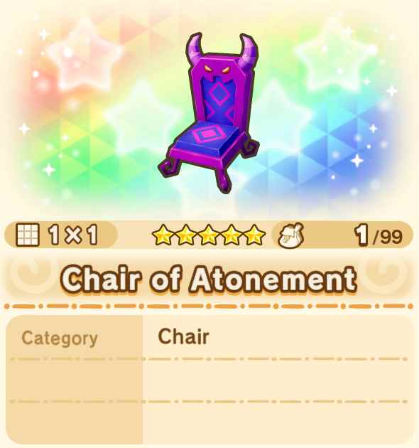 Chair of Atonement