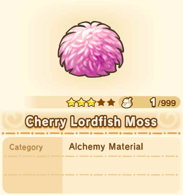 Cherry Lordfish Moss x99