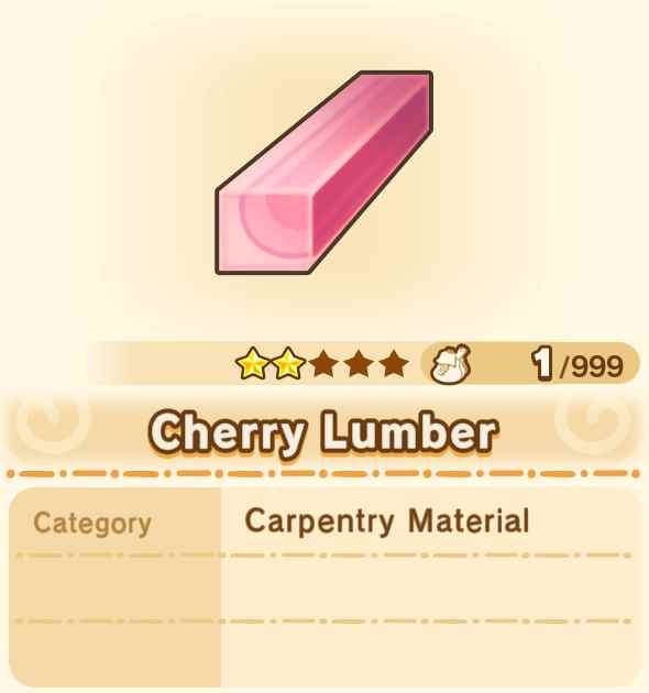 Cherry Lumber x99