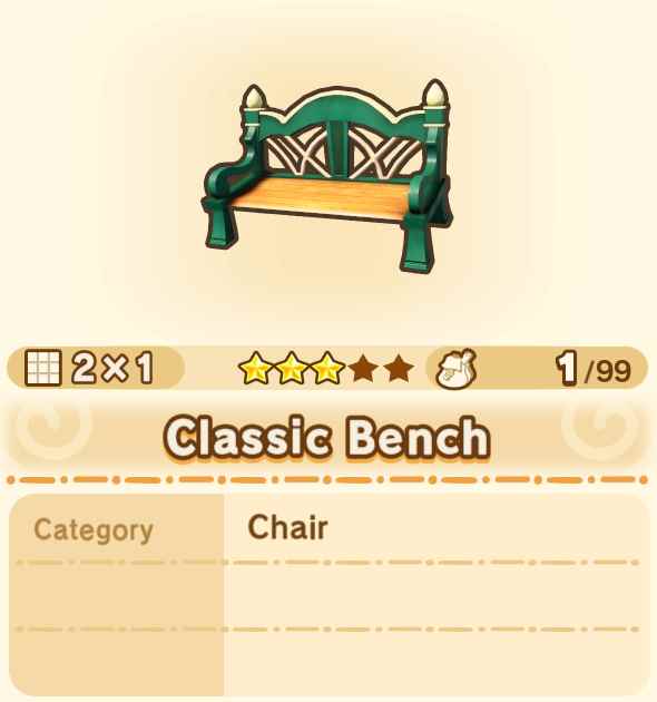 Classic Bench