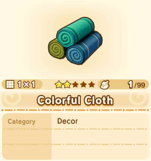 Colorful Cloth
