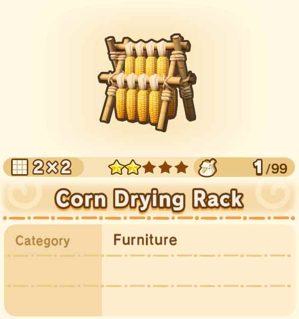Corn Drying Rack