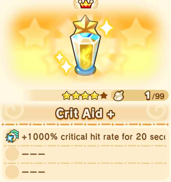 Crit Aid + x99