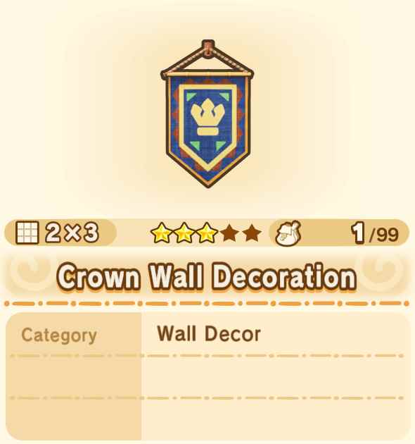 Crown Wall Decoration
