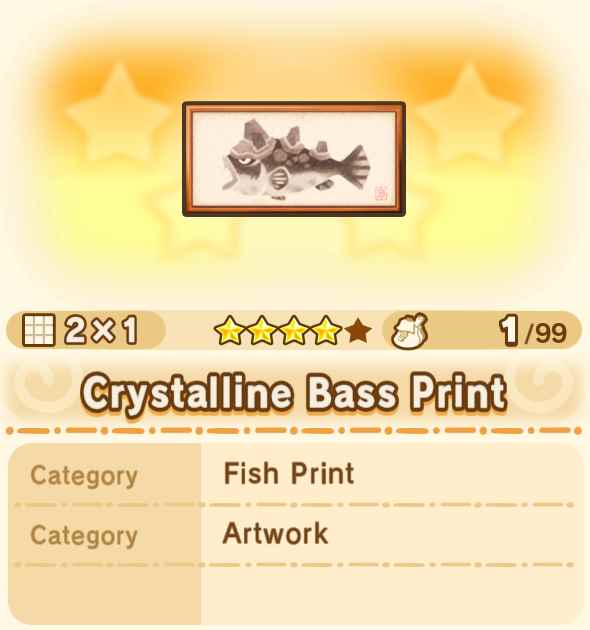 Crystalline Bass Print