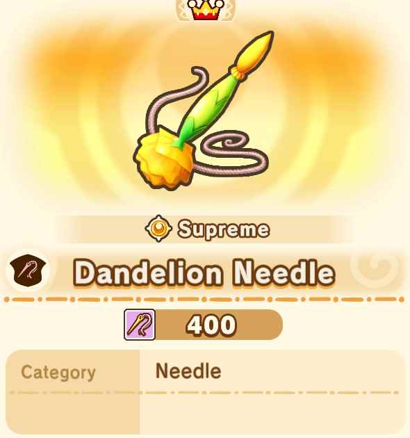 Dandelion Needle