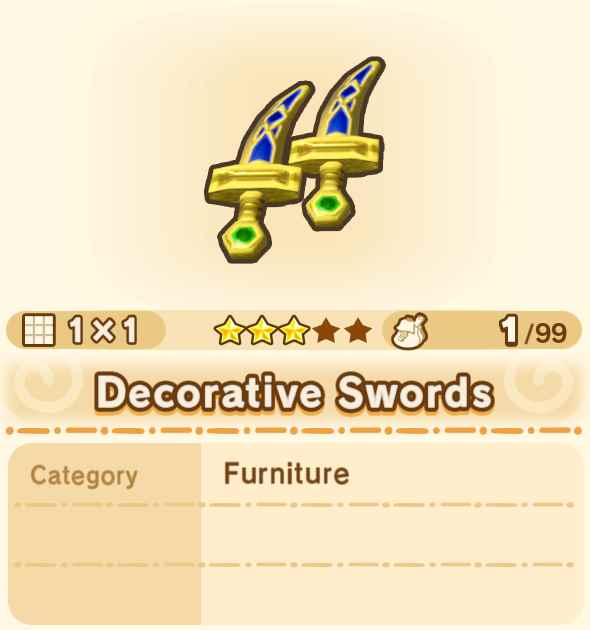 Decorative Swords