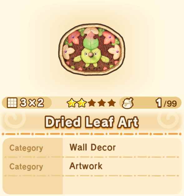 Dried Leaf Art