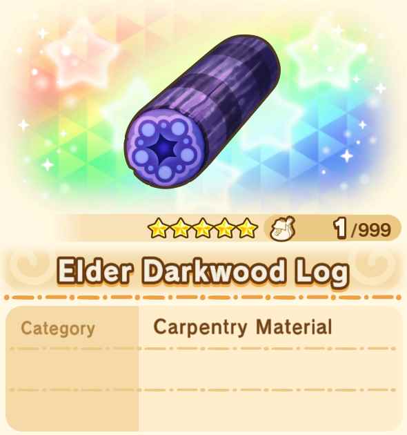 Elder Darkwood Log x99