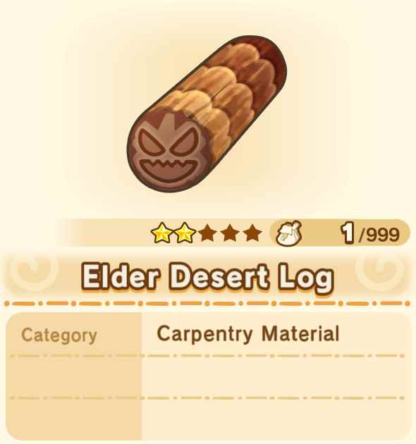 Elder Desert Log x99