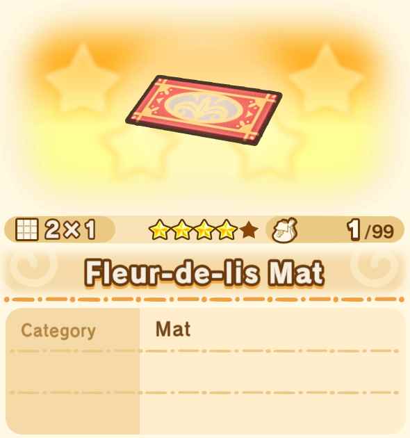 Fleur-de-lis Mat