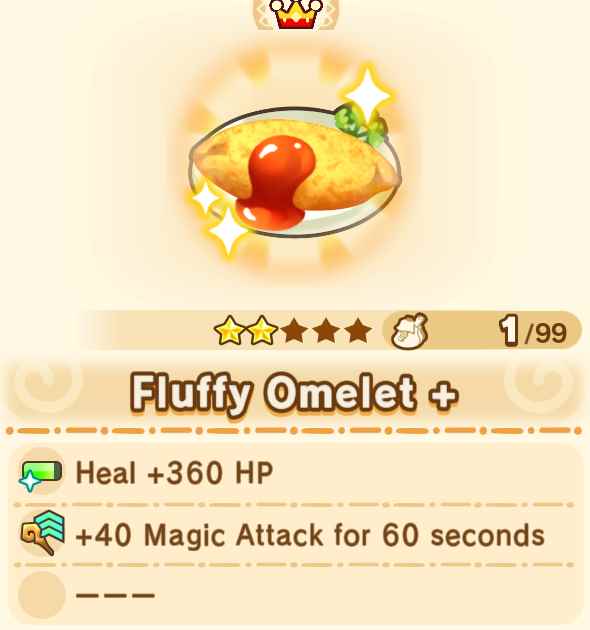Fluffy Omelet + x99