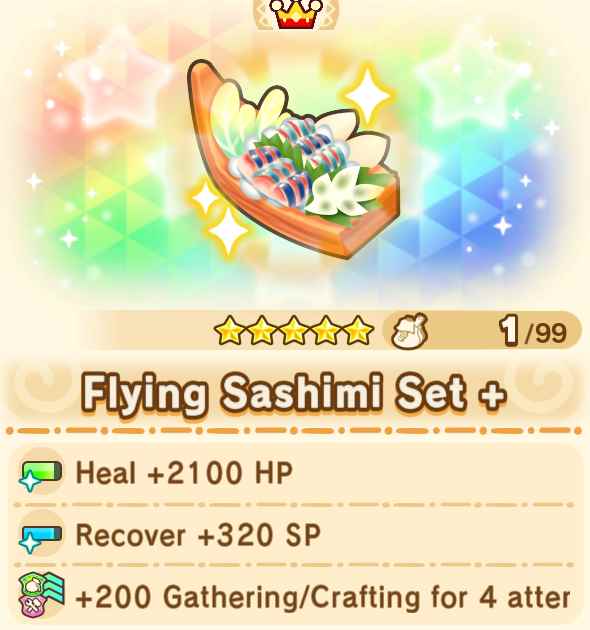 Flying Sashimi Set + x99