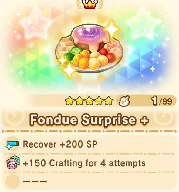 Fondue Surprise + x99