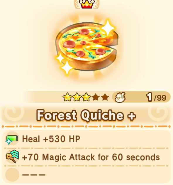Forest Quiche + x99