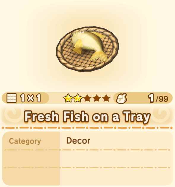 Fresh Fish on a Tray